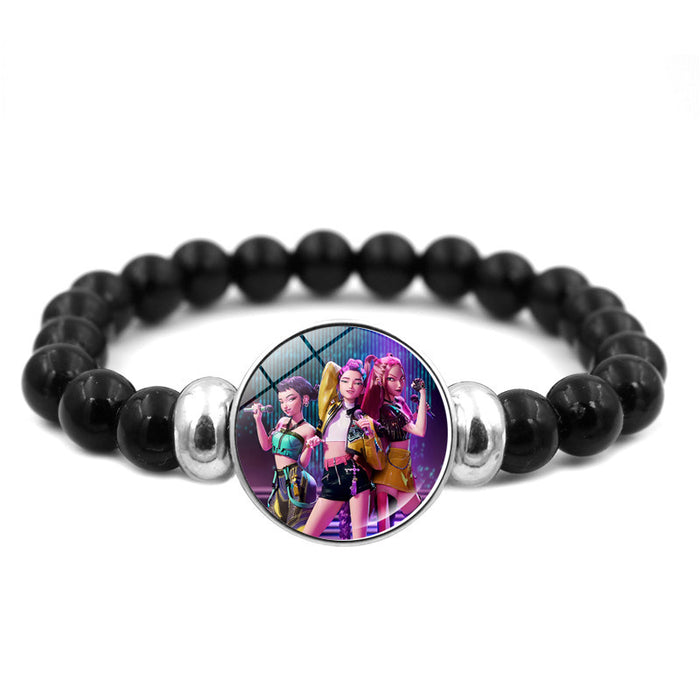 Wholesale K-POP Bracelet Girl Gift Accessory Colorful Beaded Bracelet