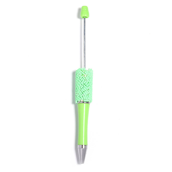 Wholesale 10PCS New color sugar bead pen color needle ballpoint pen high value DIY rotating candy party cute bead pen