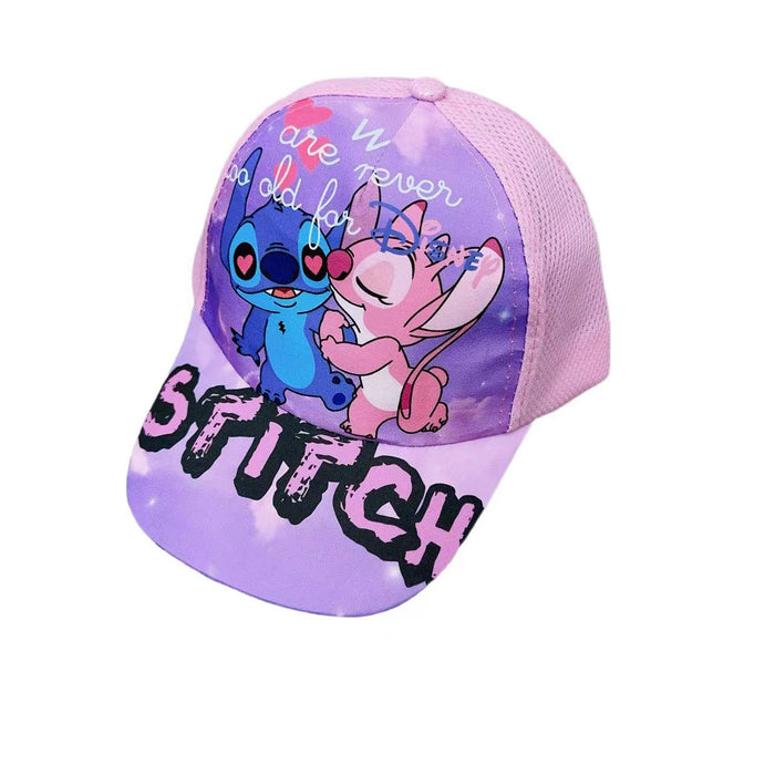 Wholesale Cartoon print baseball cap thin mesh cap for children