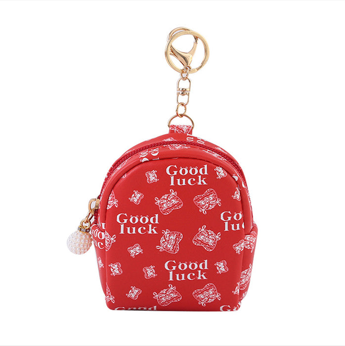 Wholesale PU Small School Bag Coin Purse JDC-WT-YouTu012