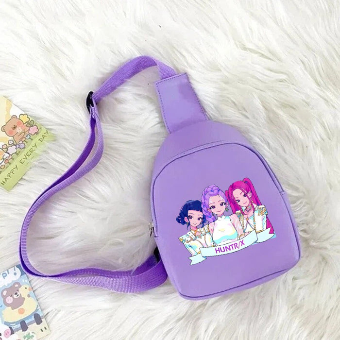 Wholesale Cute candy-colored PU leather shoulder bag suitable for both boys and girls