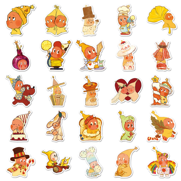 Wholesale 50pcs cartoon decorative waterproof stickers
