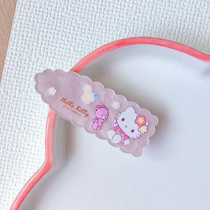 Wholesale Cute Cartoon Cat Acrylic Hair Clip for Bangs
