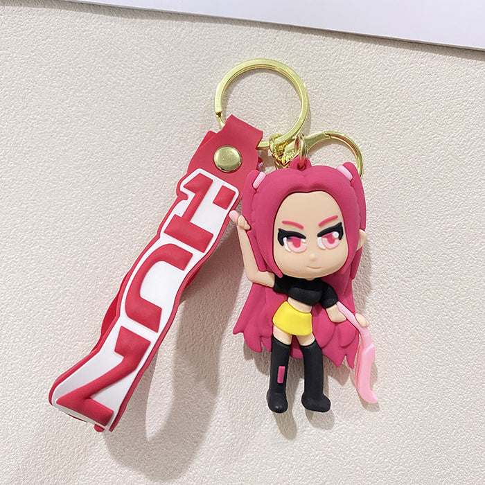 Wholesale KPOP anime-themed personalized character keychains