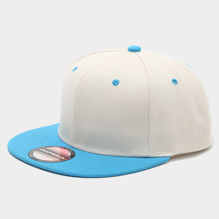 Wholesale Two-tone color block hip-hop cap unisex flat-brimmed baseball cap