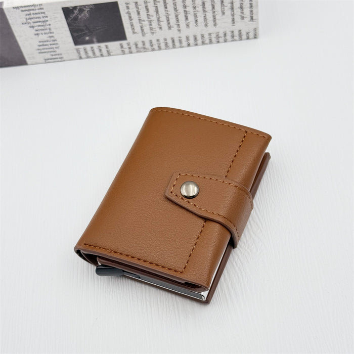Wholesale Stylish Men' s Anti-Skimming Multifunctional Wallet with PU Leather Card Holder MOQ≥2