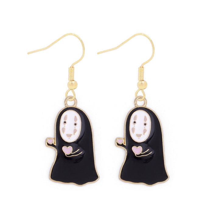 Wholesale Halloween Series Skull Pumpkin Zinc Alloy Earrings JDC-ES-BinL008