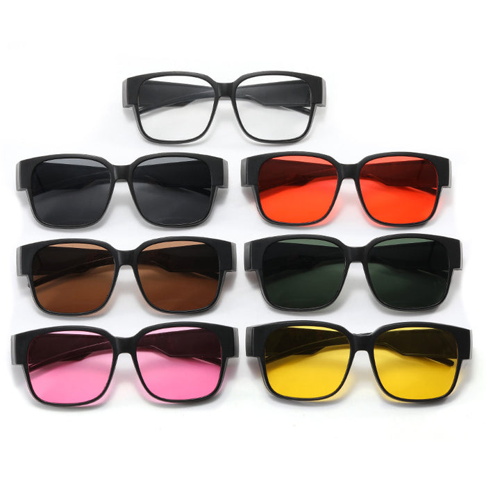 Wholesale Square set sunglasses, new sunglasses for driving, sunscreen sunglasses