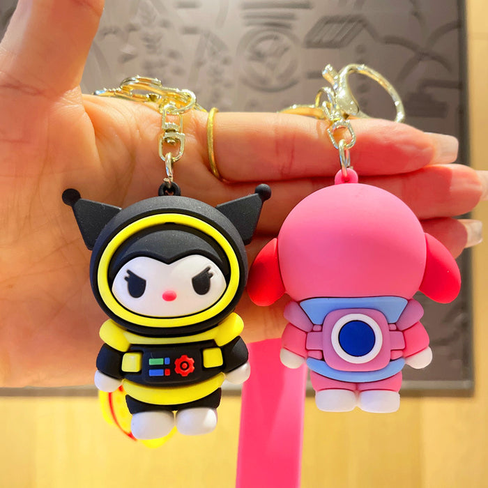 Wholesale Silicone Cartoon Doll Keychain JDC-KC-JuJi016