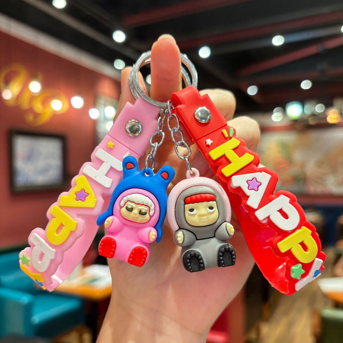 Wholesale Keychain cute disguise l Bubu doll keychain doll student backpack pendant
