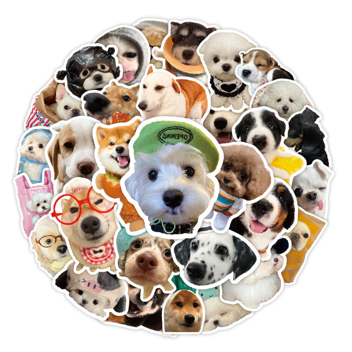 Wholesale 50pcs Puppy Stickers  Creative Decorations
