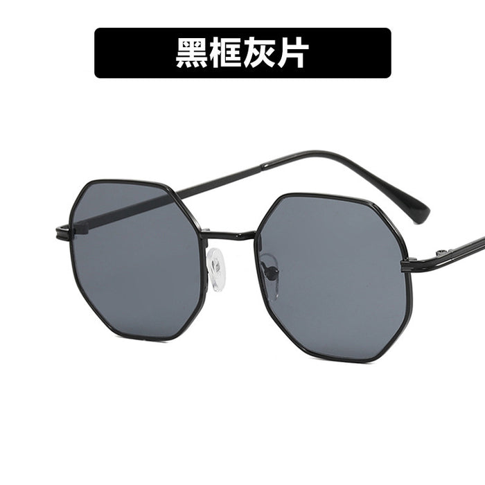Wholesale Fashion polygon sunglasses, new street photography personalized sunglasses