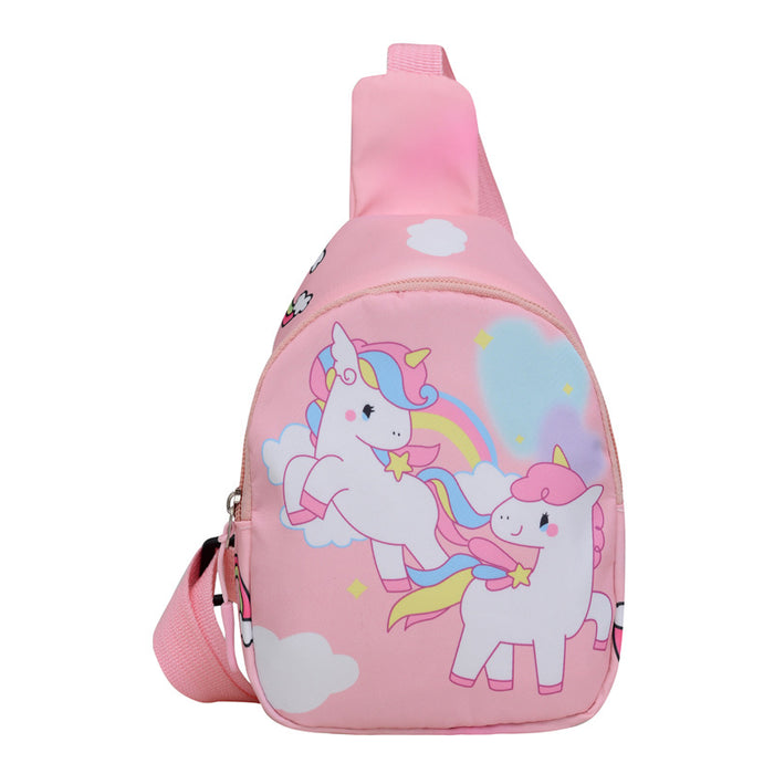 Wholesale Children's Cartoon Printed One Shoulder Canvas Messenger Bag JDC-SD-Tongxi002