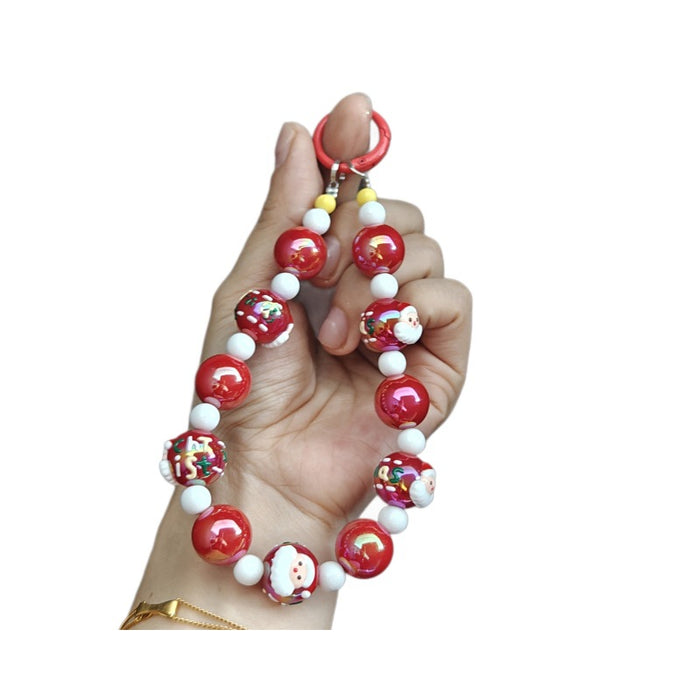 Wholesale Christmas series cartoon short keychains