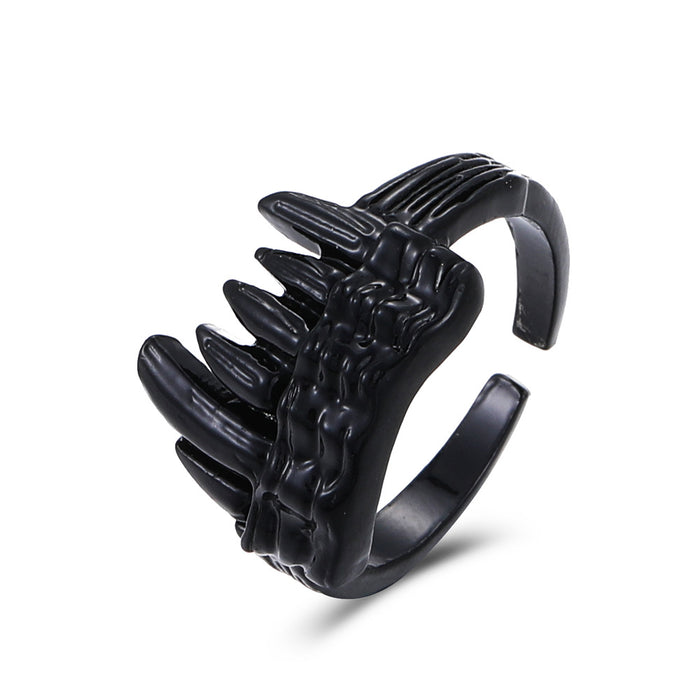 Wholesale Fangs Ring Alloy Open Animal Ring Internet Celebrity Trendy