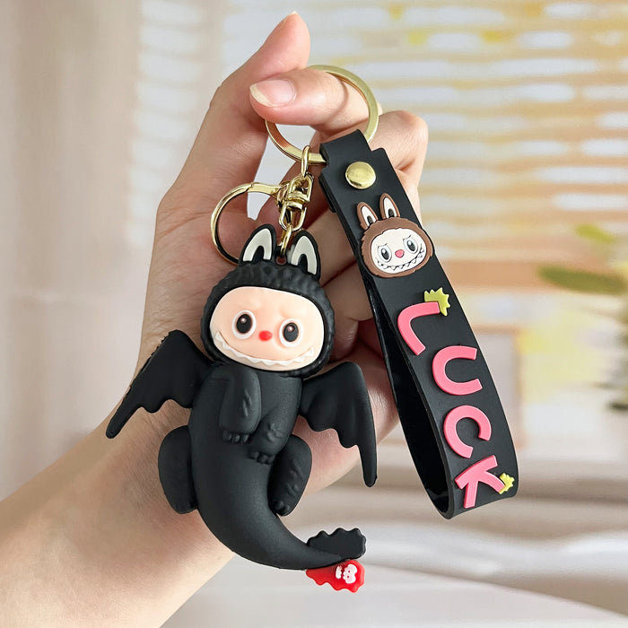 Wholesale  Keychain Little Sheep Cute Cartoon Soft Plastic Sheep Doll Pendant