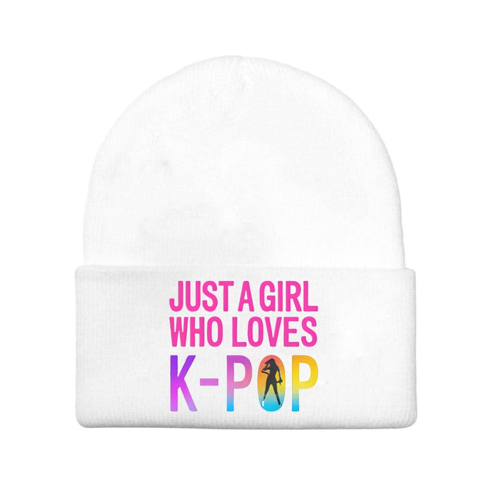 Wholesale Kpop style cartoon knitted hat beanie outdoor warm hat