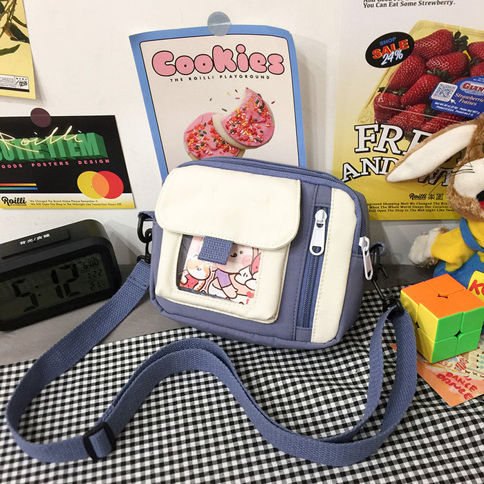 Wholesale Canvas bag, crossbody bag, artistic versatile, cute shoulder bag