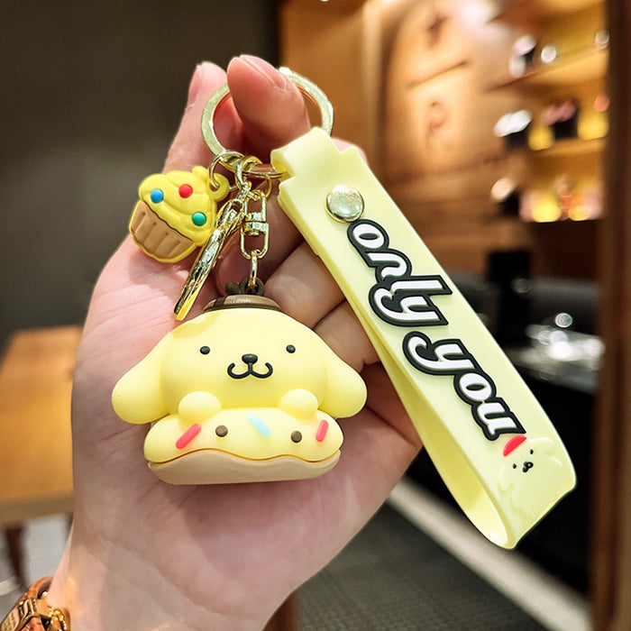 Wholesale Cartoon Doll Silicone Keychain JDC-KC-Tingm203