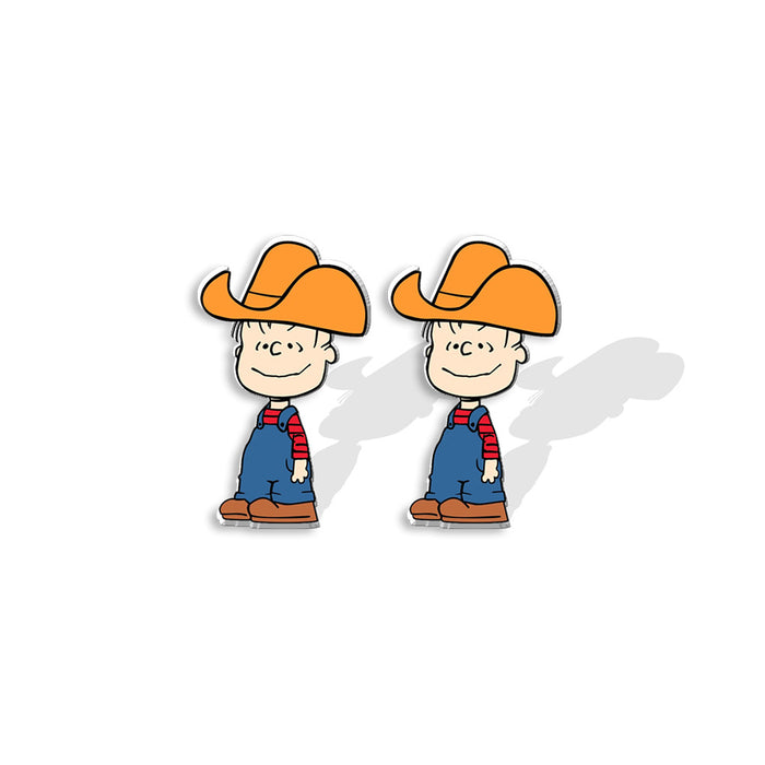 Wholesale Classic cartoon resin Little Yellow Bird earrings for women