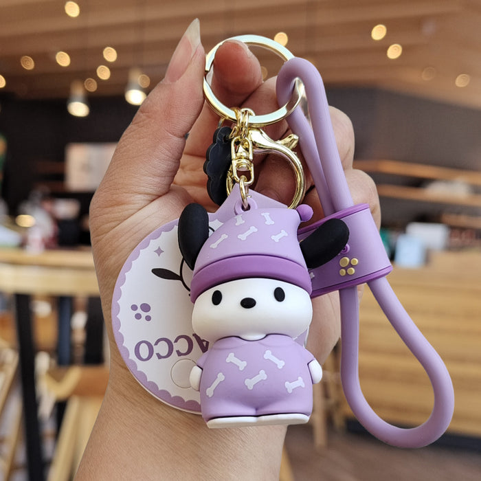 Wholesale Cartoon Silicone Doll Keychain JDC-KC-ZhuoRan012