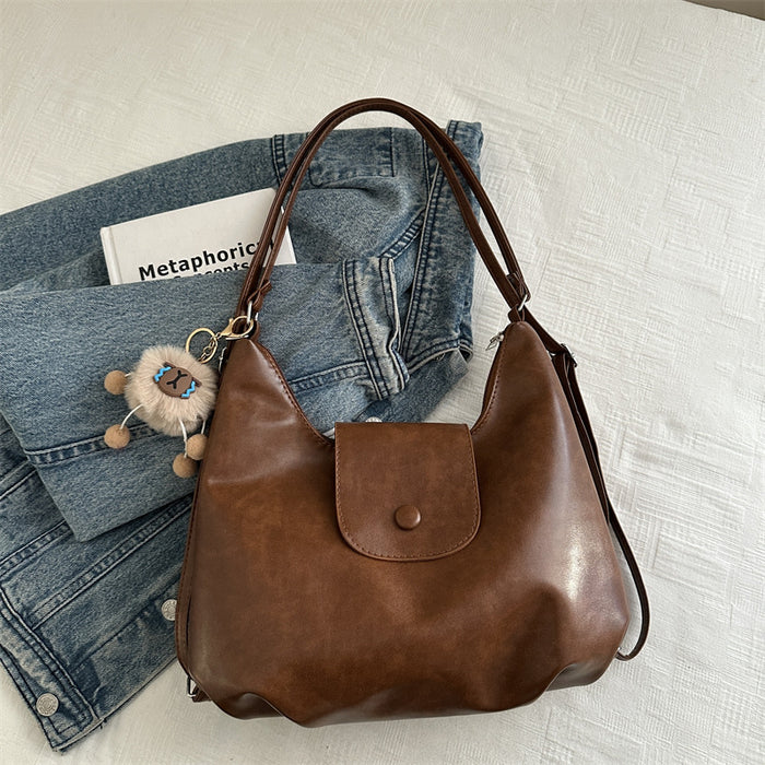 Wholesale Vintage large capacity commuting backpack, niche single shoulder tote bag