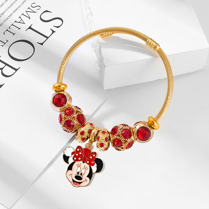 Wholesale Cartoon Couple Bracelet Stainless Steel Jewelry Accessory MOQ≥2