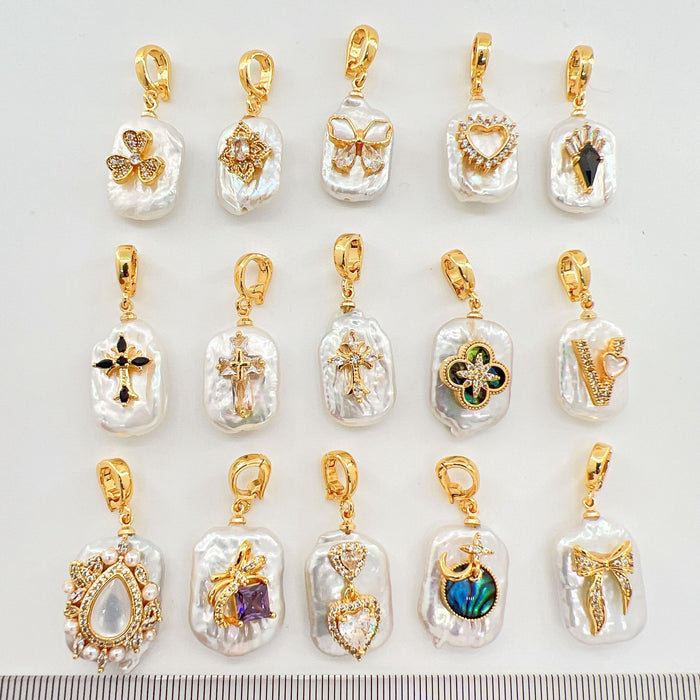 Wholesale Gold Plated Copper Pendant Butterfly Heart Motif Fashion Accessory