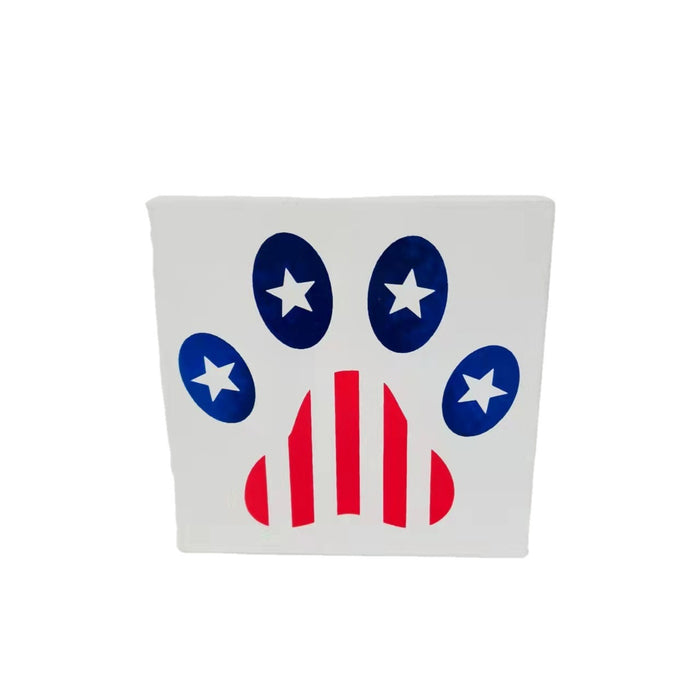 Wholesale Ornament, wooden crafts, National Day flag, festive atmosphere, decoration props, wholesale in stock