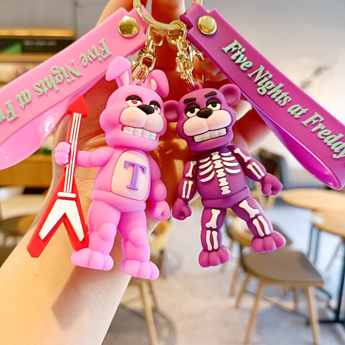 Wholesale Mutant Animal Cartoon Doll Silicone Keychain JDC-KC-MingT064