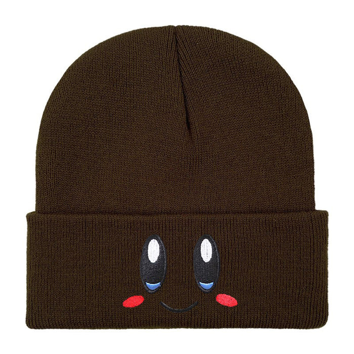 Wholesale Big Eyes Smiley Cartoon Cute Acrylic Wool Knitted Hat JDC-FH-Shengn003