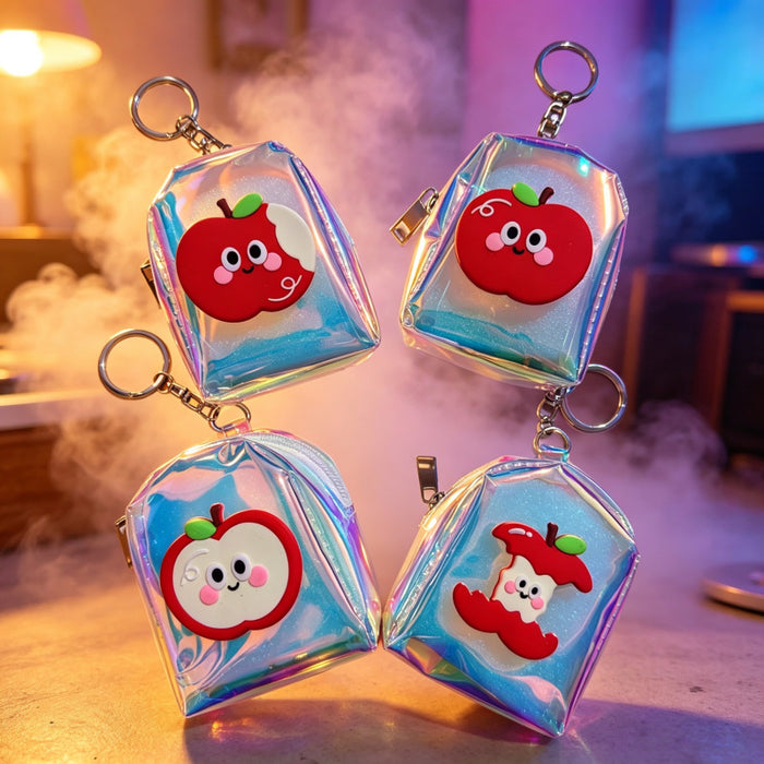 Wholesale Cartoon Fruit PVC Coin Purse Fashion Backpack Wallet