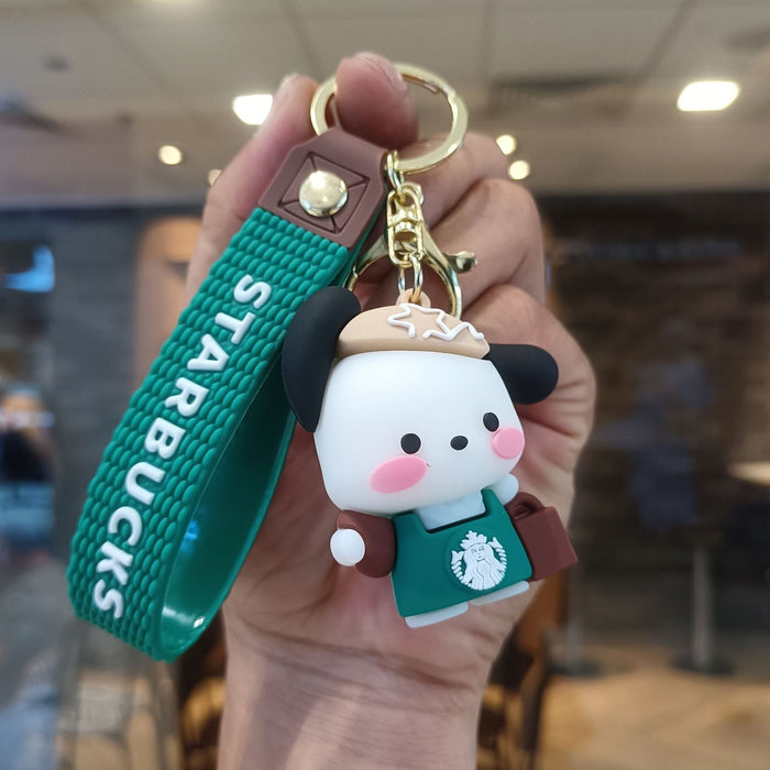 Wholesale PVC Cartoon Doll Keychain JDC-KC-KuangK015