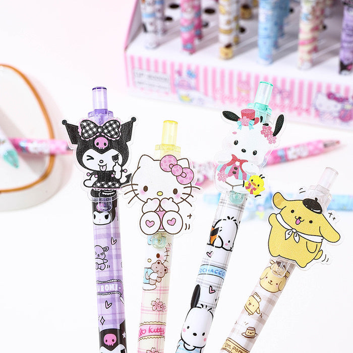 Wholesale Cartoon press gel pen patch cute high color value modeling gel pen bullet sign pen