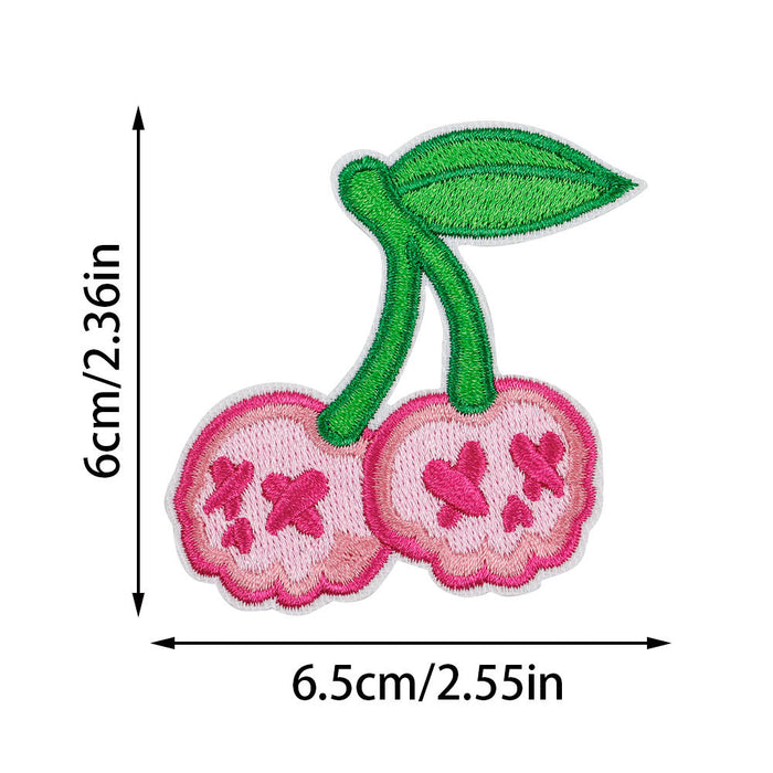 Wholesale  Cherry Embroidered Cloth DIY Patches