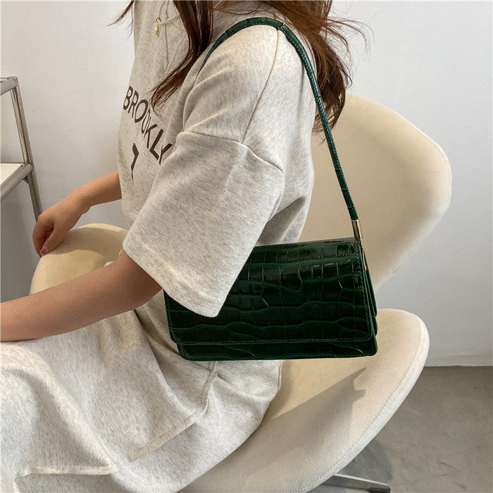 Wholesale Shoulder Bag PU Stone Texture Candy Color JDC-SD-XXH007