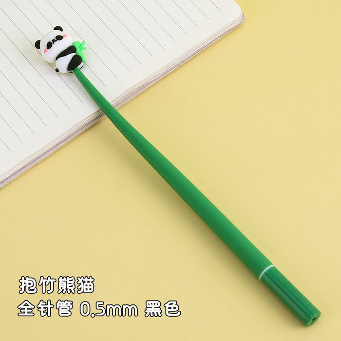 Wholesale Soft Plastic Gel Pens Cute Cartoon Panda Design for Student Everyday Use