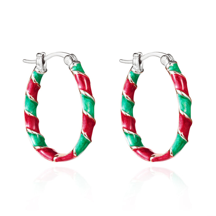 Wholesale Christmas earrings twisted earrings festive atmosphere earrings