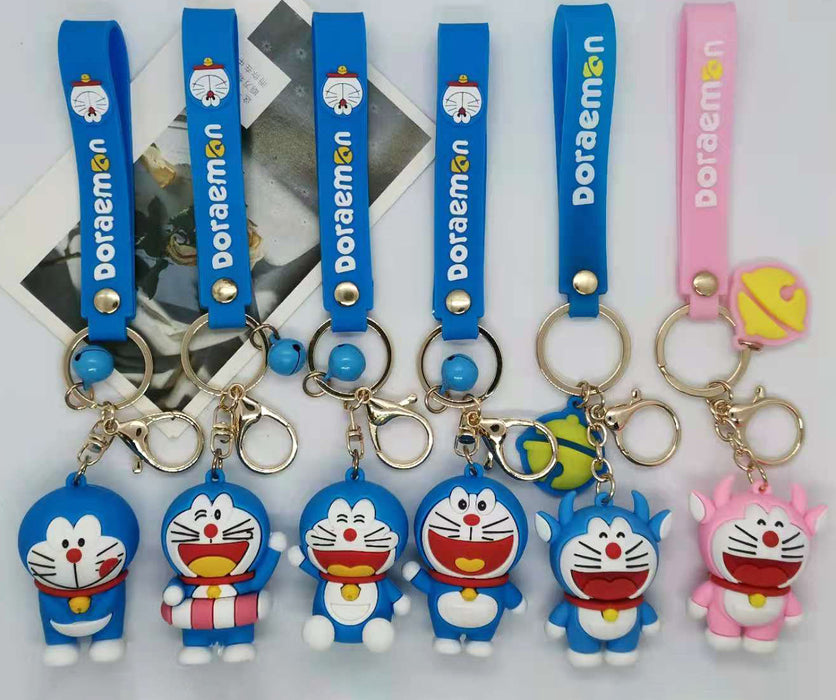 Wholesale Cartoon Animation Cat Doll Keychain Pendant Car Keychain Bag Hanging Ornaments