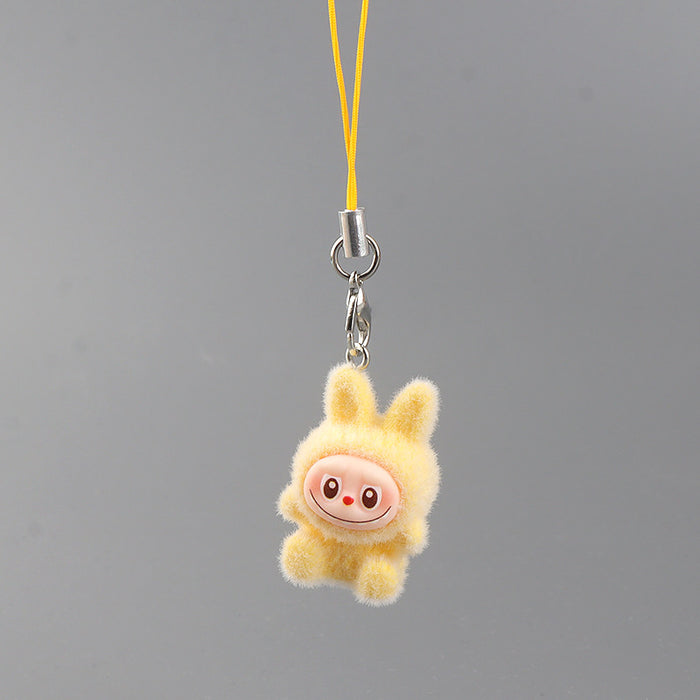 Wholesale Cartoon Velvet Rabbit Keychain Student Backpack Charm