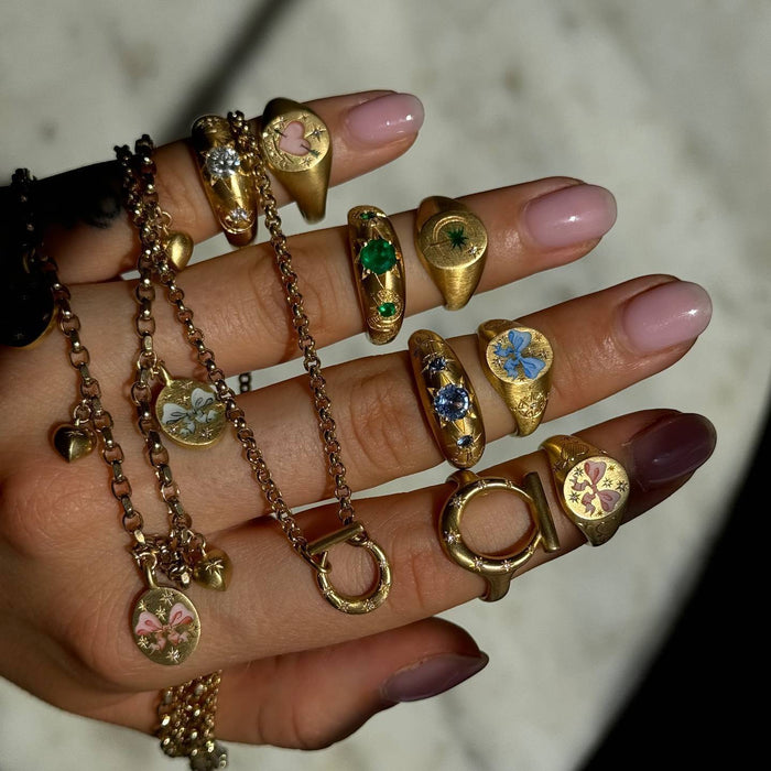 Wholesale Stainless Steel Valentine' s Day Painted Ring