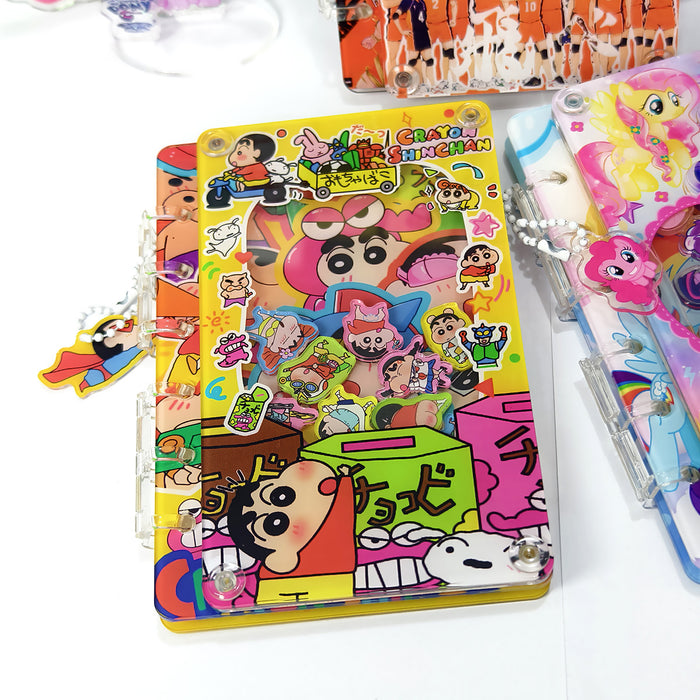 Wholesale DIY Handbook Creative Piece A7 Shake Music Notebook Pacha Dog Acrylic Loose-leaf Book JDC-NK-LW001