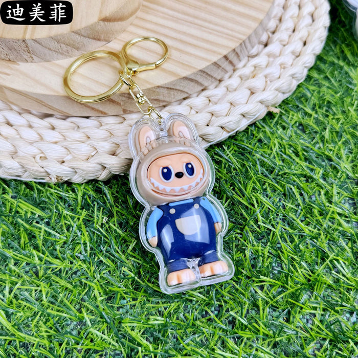 Wholesale Creative Acrylic Cartoon Cute Keychain Popular Children' s Gift Small Pendant Doll