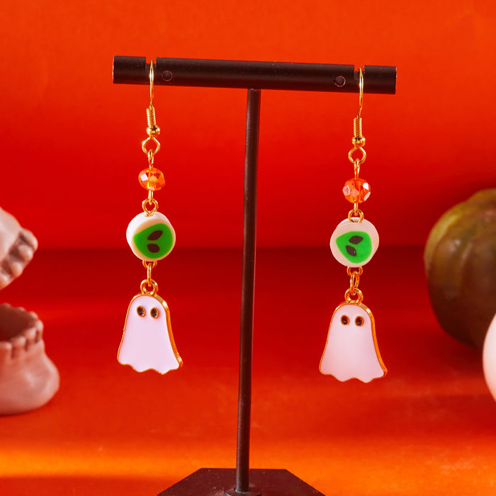 Wholesale  cartoon earrings cute funny creative ghost bat acrylic earrings