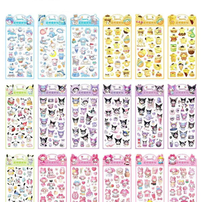 Wholesale Creative DIY Cute Cartoon Character Laser Stickers