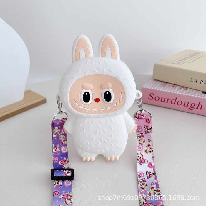 Wholesale Children's cartoon silicone small bag crossbody bag shoulder bag coin purse