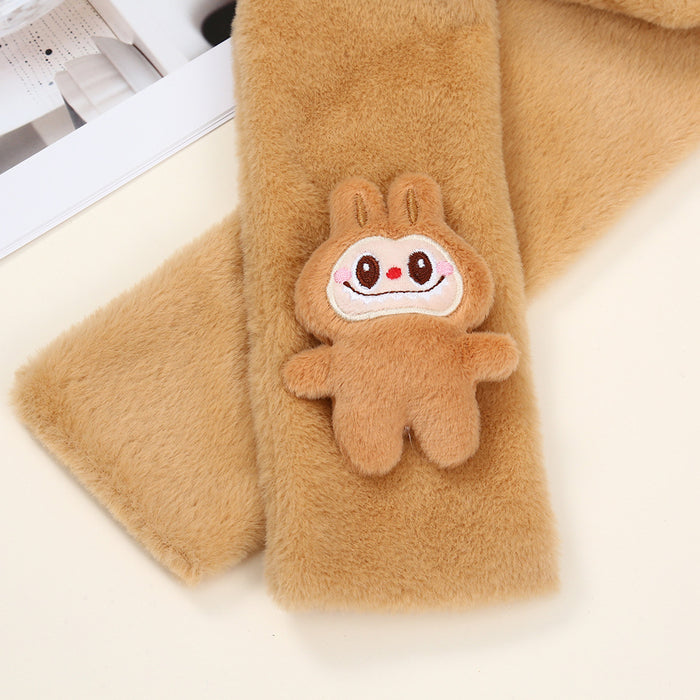 Wholesale Cute cartoon plush warm neck warmer for children