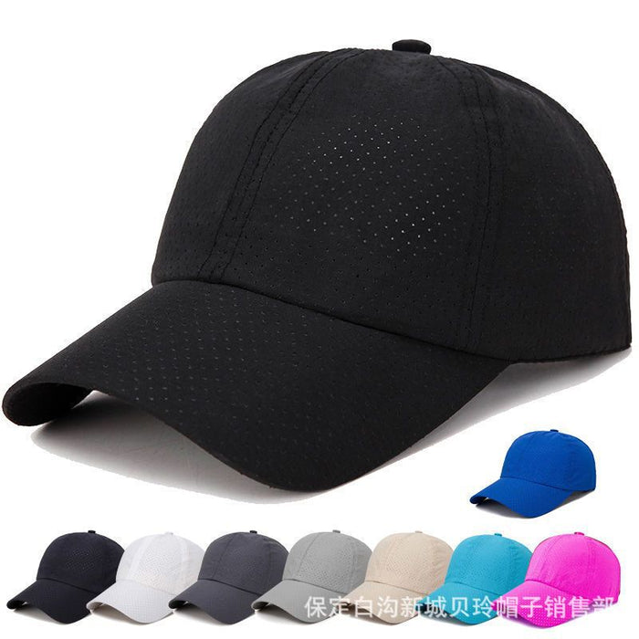 Wholesale Hat quick drying baseball cap with mesh breathable sun protection and sunshade cap