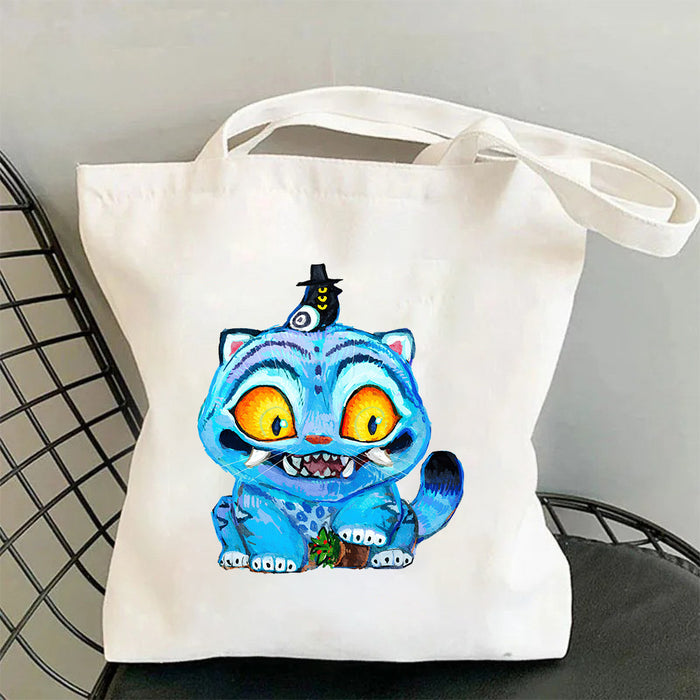 Wholesale Large capacity canvas tote bag and shoulder bag
