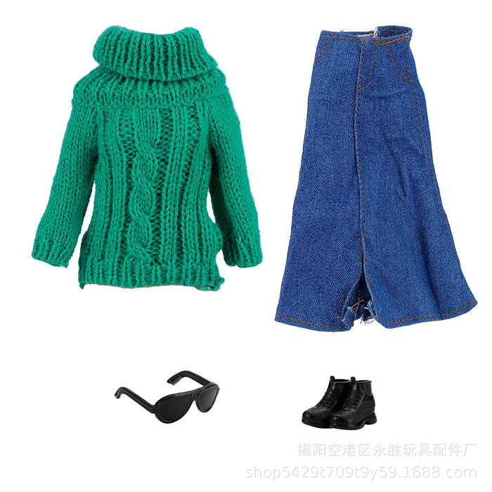 Wholesale Dress  sweater turtleneck wool sweater sweater doll clothes
